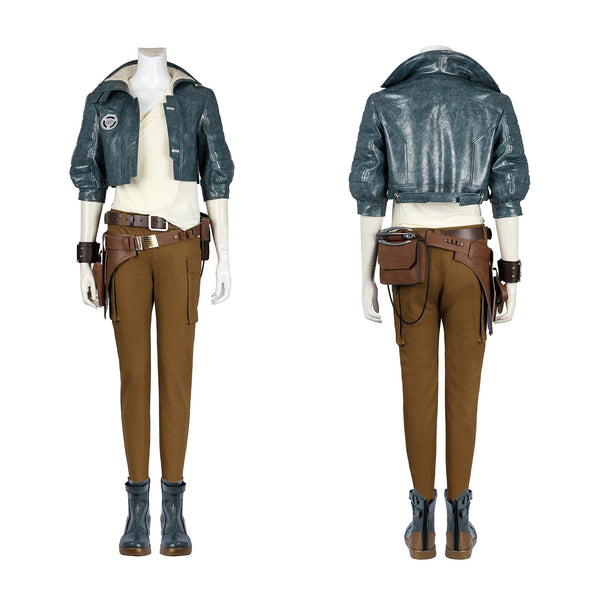 Starwars：outlaws Kay Vess Cosplay Costume Female Punk Jacket Cool Uniform Set