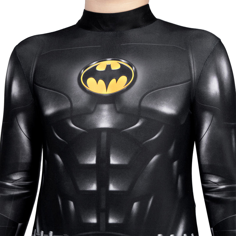 The Batman Bruce Wayne Children Cosplay Costume Kid Jumpsuit