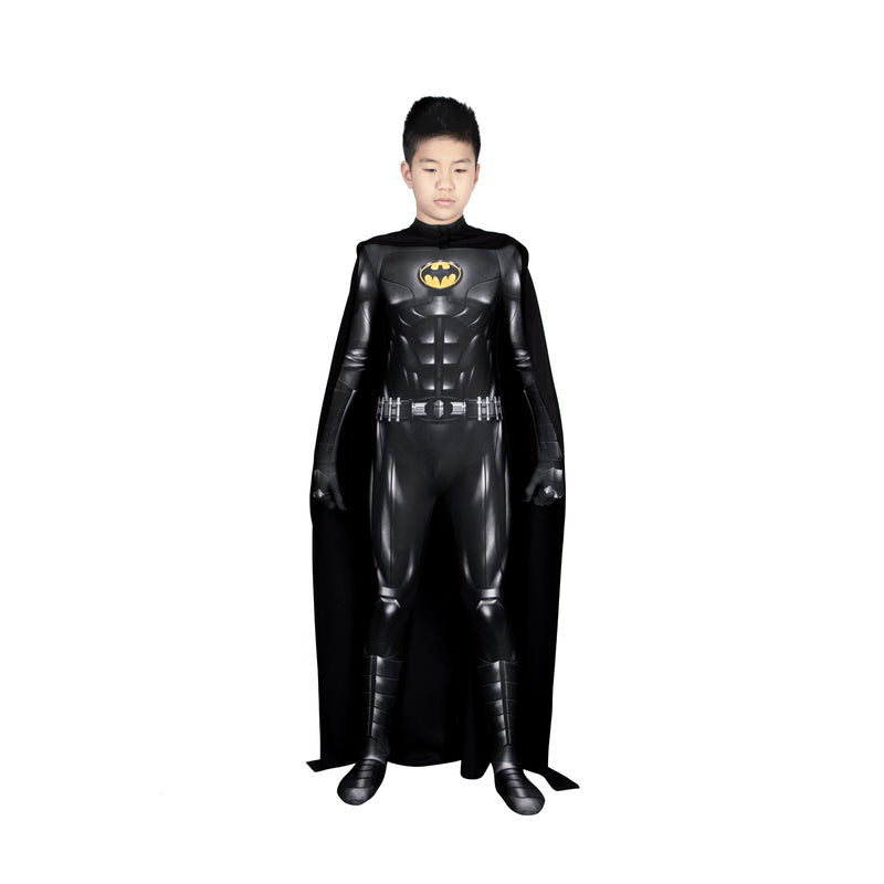 The Batman Bruce Wayne Children Cosplay Costume Kid Jumpsuit