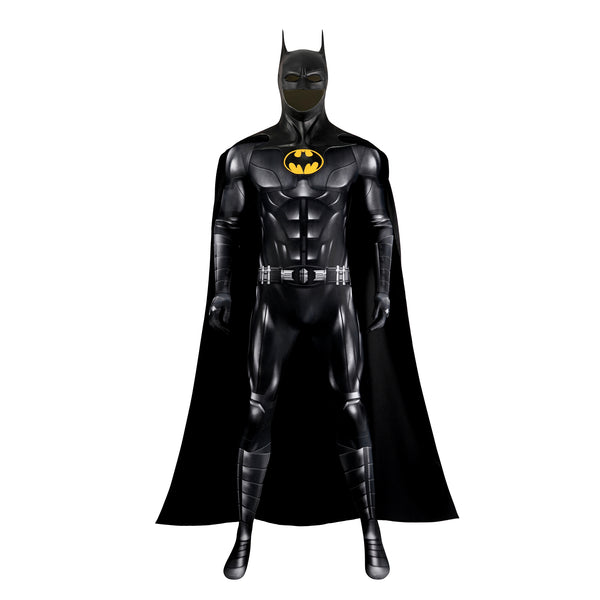 The Batman Bruce Wayne Cosplay Costume Dark Knight with Cloak Jumpsuits