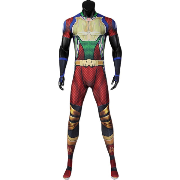 The Boys A-Train Jumpsuit Cosplay Costume Men Adult Colorful Bodysuit