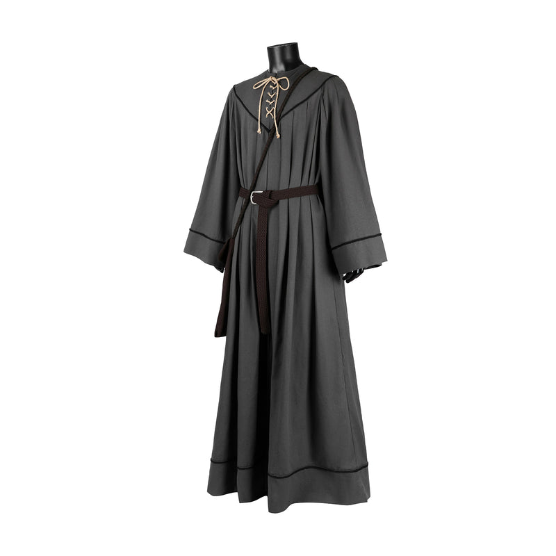 The Lord of the Rings Gandalf Cospaly Costume Grey Robe Wizard Halloween Cloak