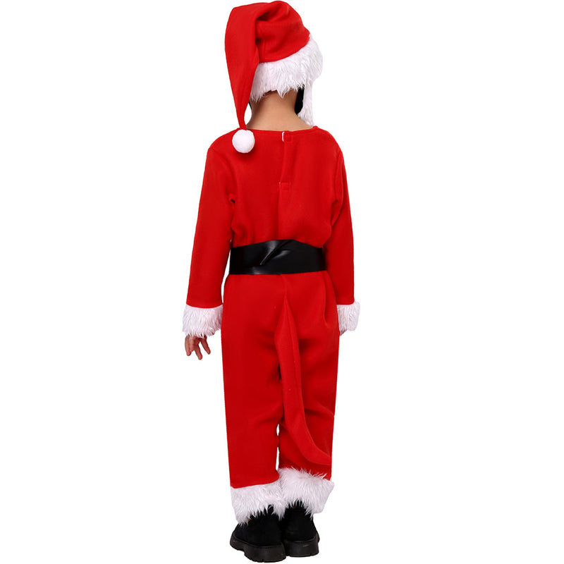 The Nightmare Before Christmas Jack Skellington Santa Claus Kids Cosplay Costume