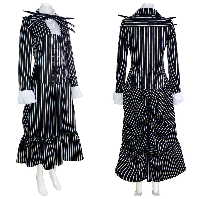 The Nightmare Before Christmas Jack Skellington Women Coat Skirt