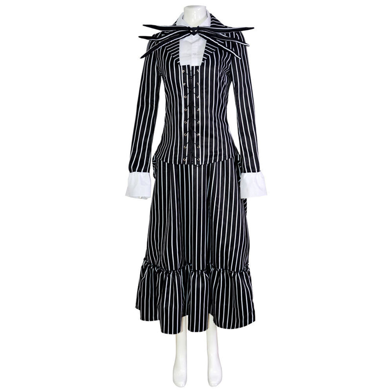 The Nightmare Before Christmas Jack Skellington Women Coat Skirt