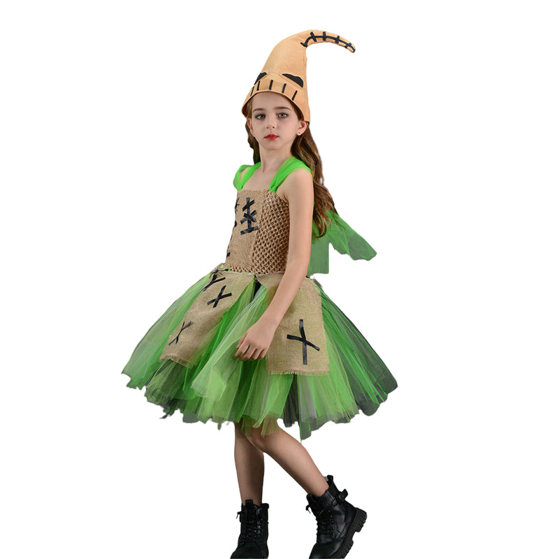 The Nightmare Before Christmas Oogie Boogie Child Girl Dress Hat