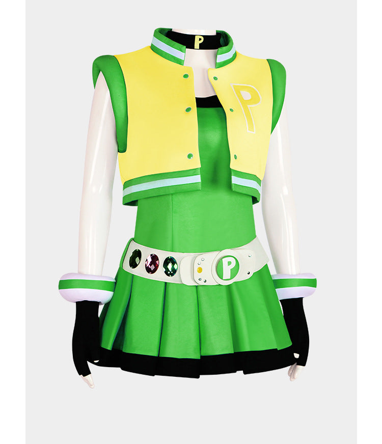 The Powerpuff Girls Cosplay Costume Blossom Bubbles Buttercup Women Skirt