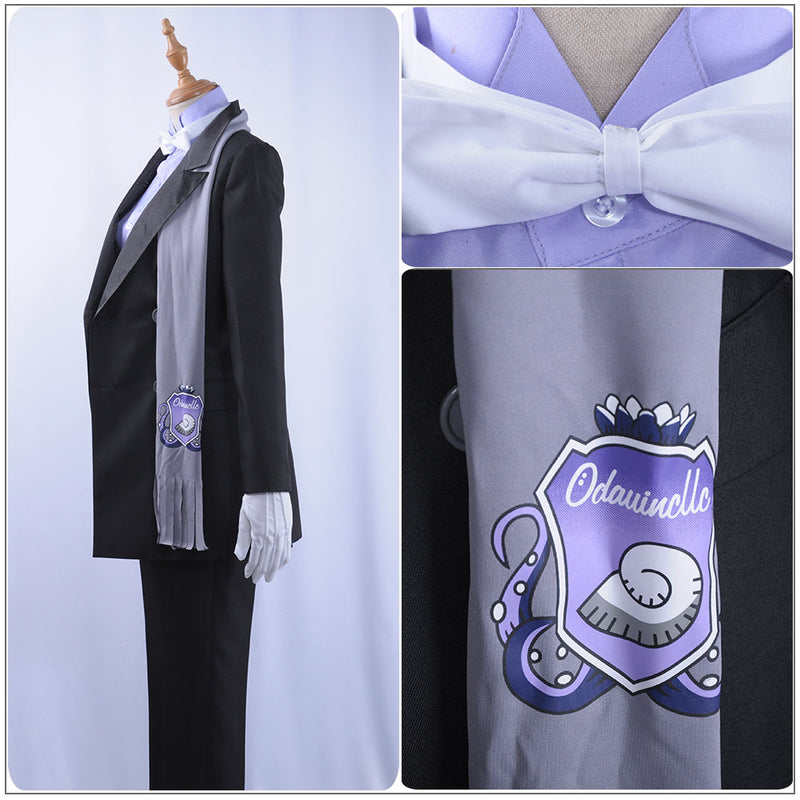 Twisted-Wonderland Jade Leech Cosplay Costume Adult Uniform Scarf