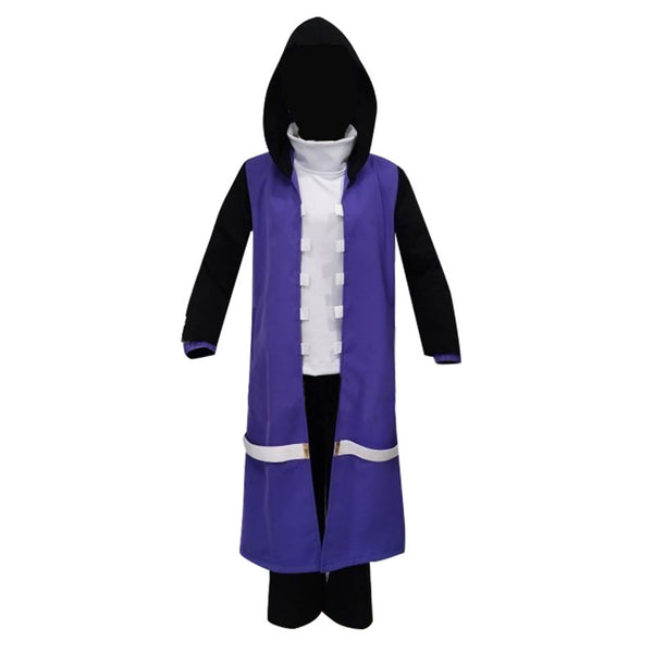 Undertale Sans Professor Cosplay Costume Purple Jacket Set