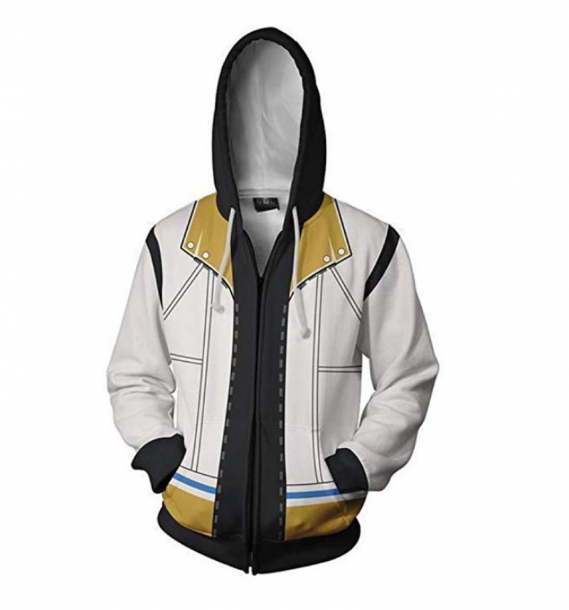 Unisex Game Kingdom 3D Sweatshirt Hearts Sora Riku Kairi Cosplay Coat