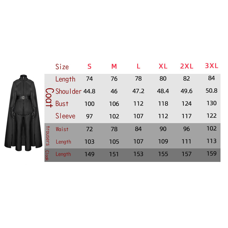 V for Vendetta V Cosplay Costume Men Black Jacket Windbreaker Shawl Night Walking Clothing