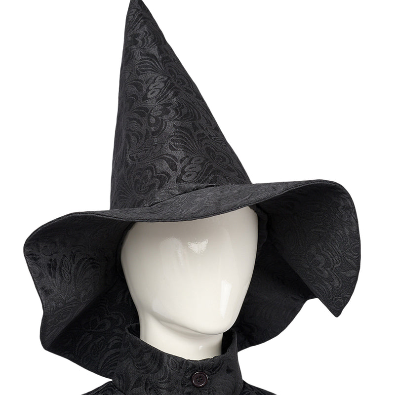 Wicked Elphaba Witch Cosplay Costume Women Black Medieval Dress Halloween Uniform