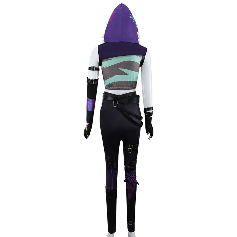 Women Game Arcane League of Legends Jinx Cosplay Costume