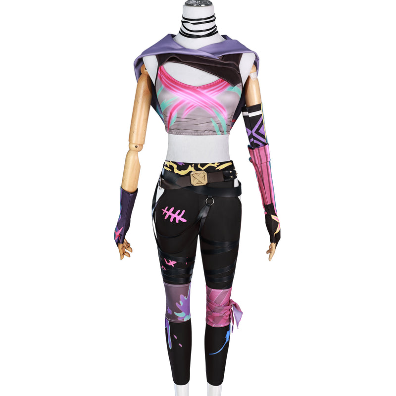 Women Game LOL Arcane League of Legends Jinx Cosplay Costume