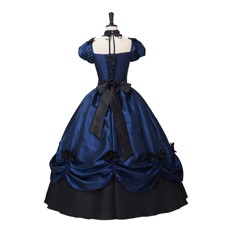 Women Southern Belle Ball Gown Gothic Victorian Rococo Dress Costume