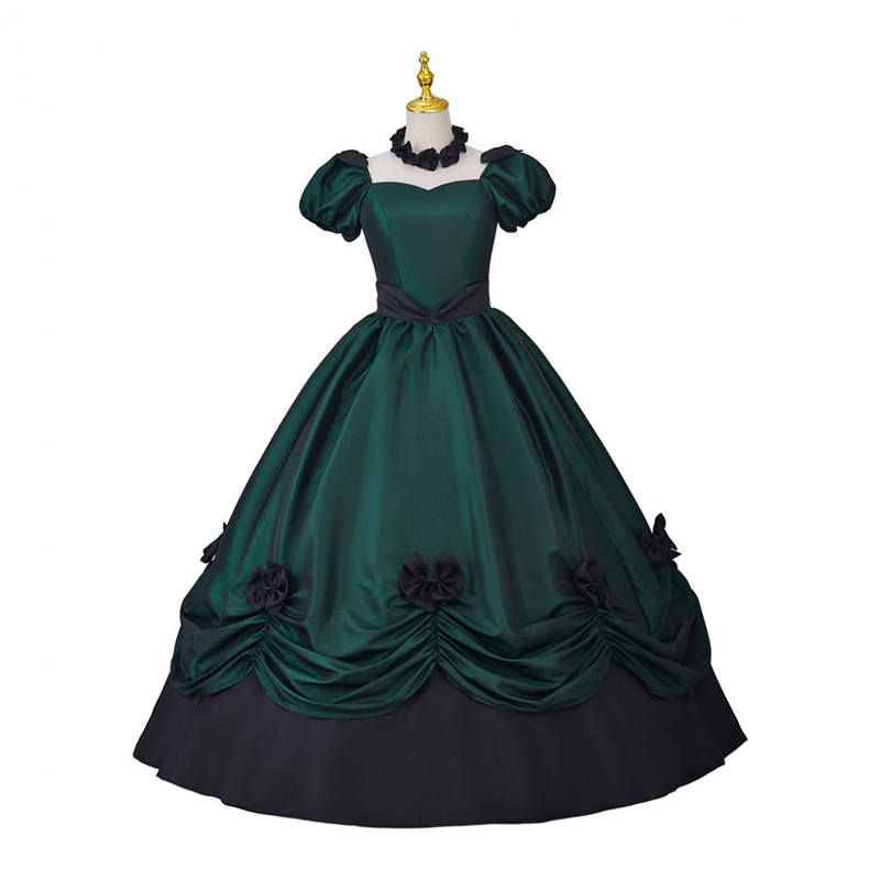 Women Southern Belle Ball Gown Gothic Victorian Rococo Dress Costume