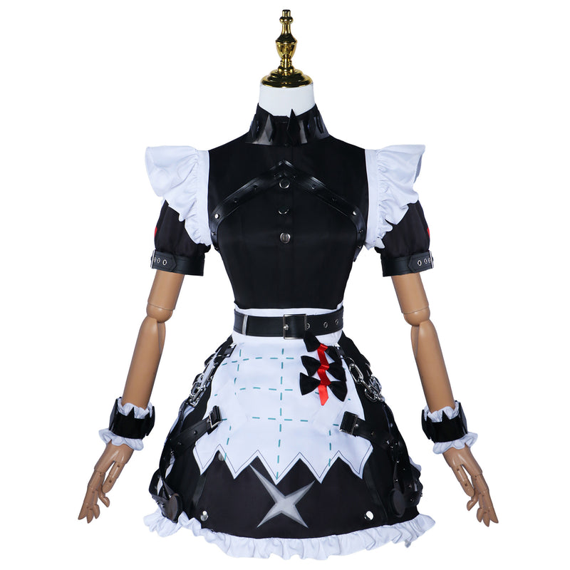 Zenless Zone Zero Ellen Joe Cosplay Costume Maid Dress Tail