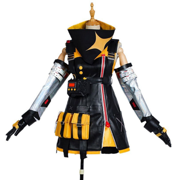 Zenless Zone Zero Soldier 11 Cosplay Costume PU Skirt Women Work Clothes laser Suit