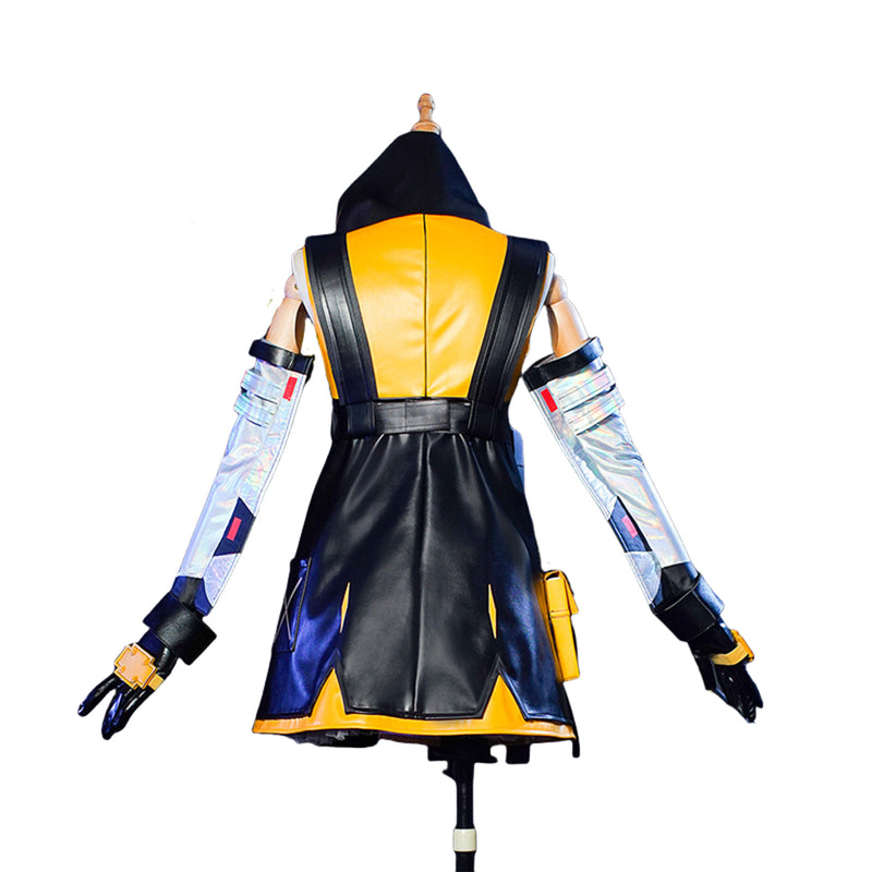 Zenless Zone Zero Soldier 11 Cosplay Costume PU Skirt Women Work Clothes laser Suit